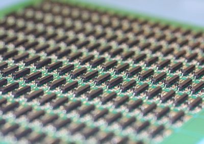 Panelized PCBA Constructed by a PCB Board Manufacturer